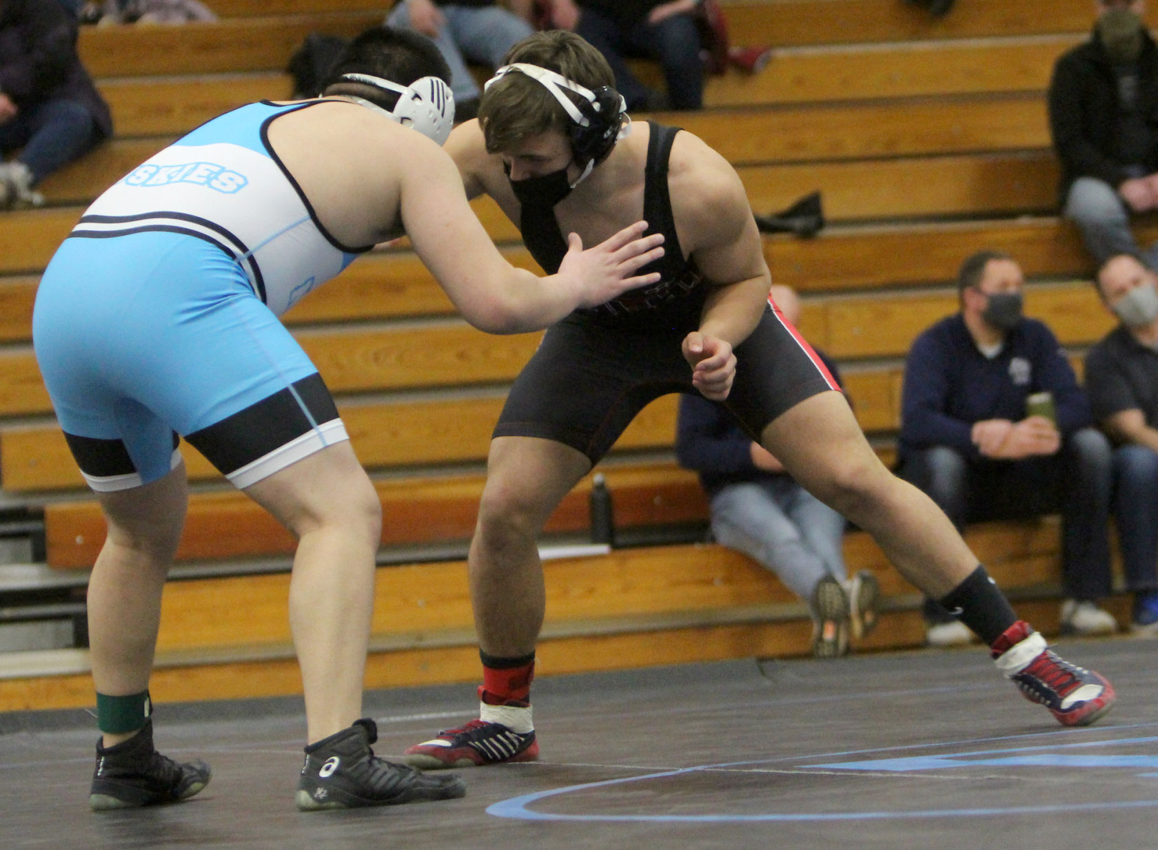 Division 1 prep wrestling sectionals at Eau Claire North 1-30-21